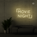 Neon Sign Movie Night