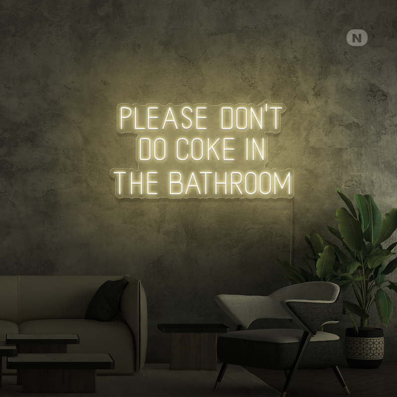 Neon Sign Bathroom