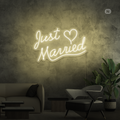 Neon Sign Just Married