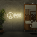 Neon Sign Hair Salon