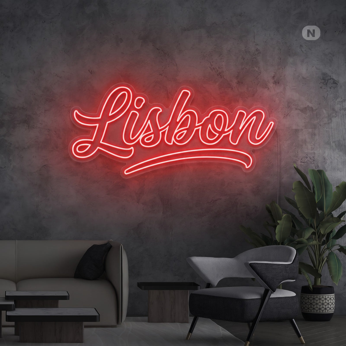 Toilet neon sign