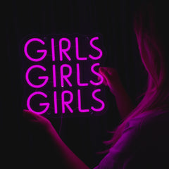 Neon Sign Girls Girls Girls