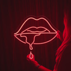 Neon Sign Caustic Lip