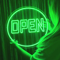 Neon Sign Open