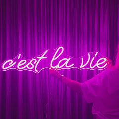 Neon Sign c'est la vie