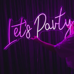 Neon Sign Lets Party