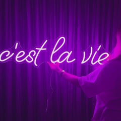 Neon Sign c'est la vie