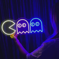 Neon Sign Pac Man