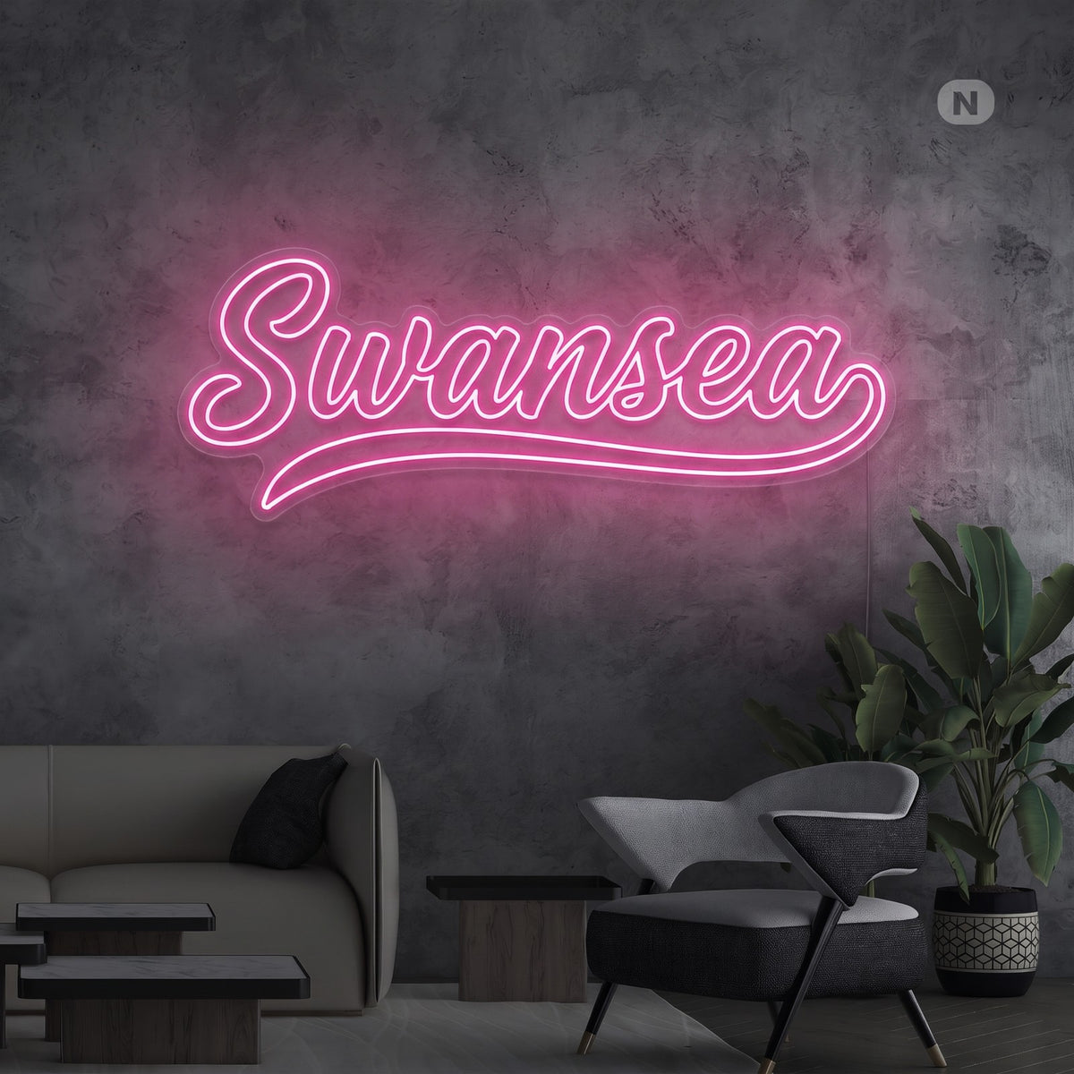 Toilet neon sign