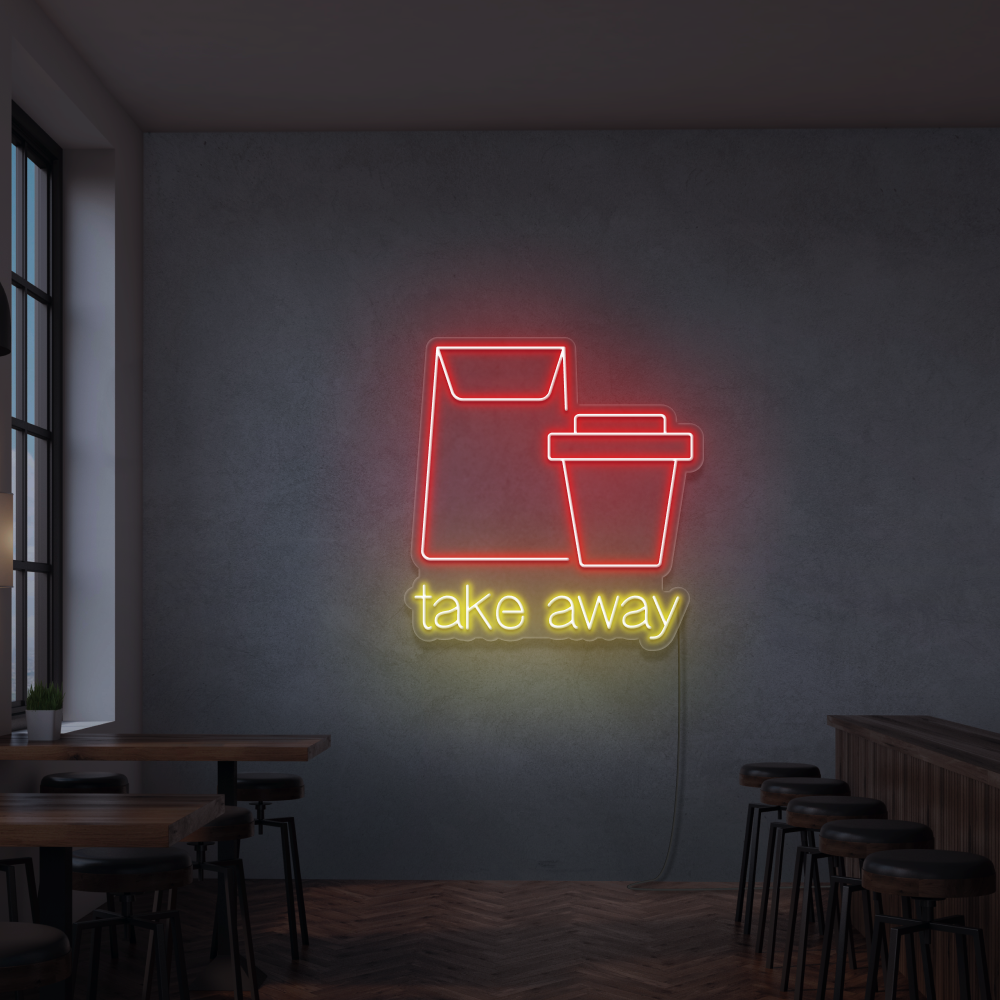 Neon Sign Take Away