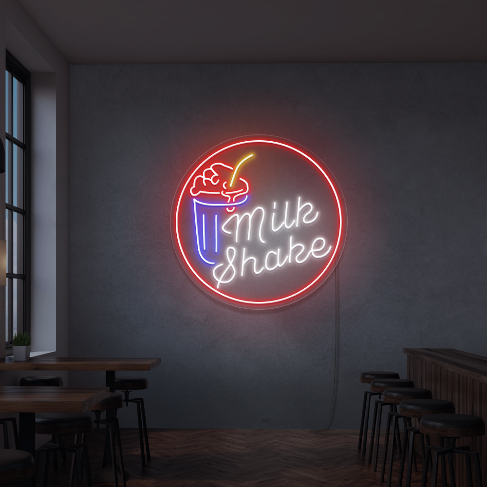 Neon Sign Milkshake